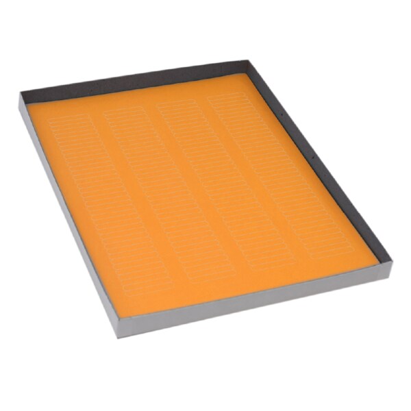 Cryo Label Laser Sheets  38x6mm for Microplates Orange
